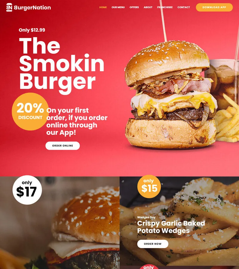 The Smokin' Burger 美式餐飲電商